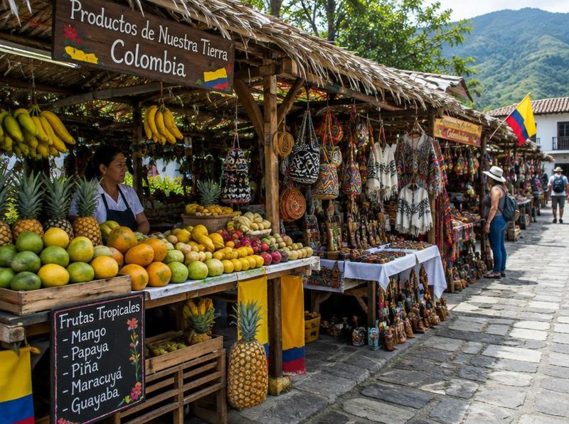 Frutas en un mercado