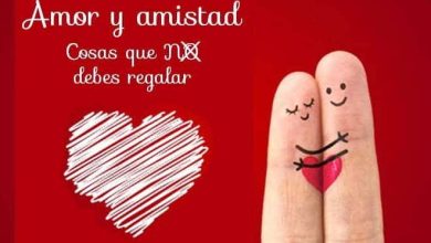 Amor y amistad, cosas que no debes regalar