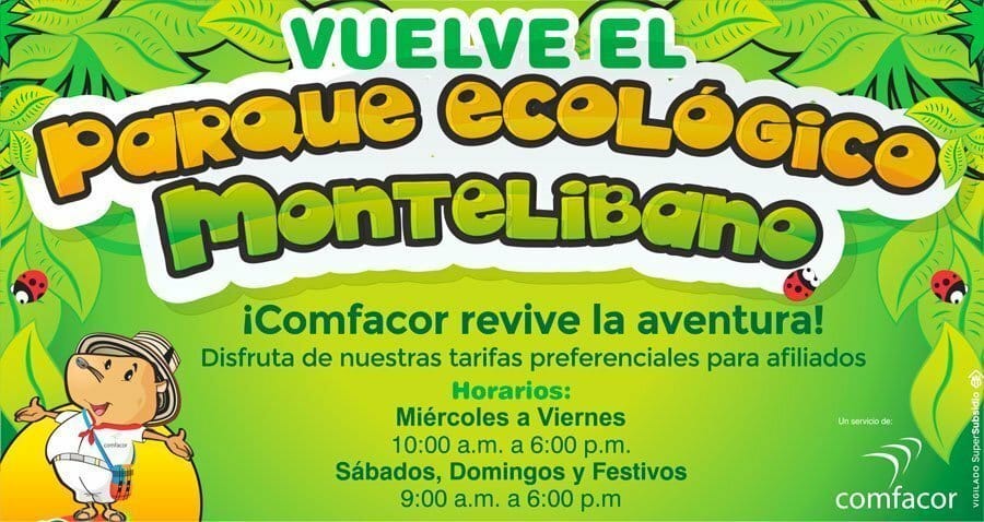 Se reabrió el Parque Ecológico del municipio de Montelíbano