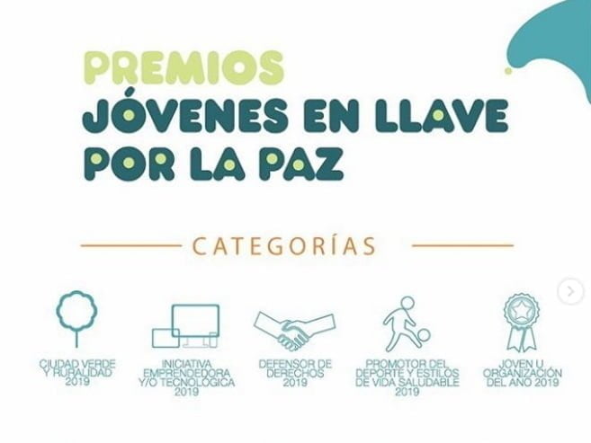 Se abre convocatoria para los premios «Jóvenes en Llave por la Paz»