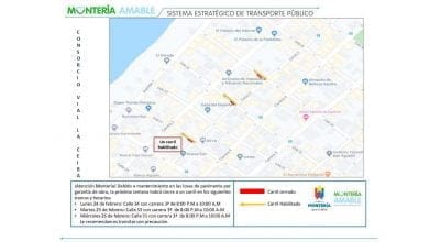 Cierres viales en la carrera tercera por mantenimiento
