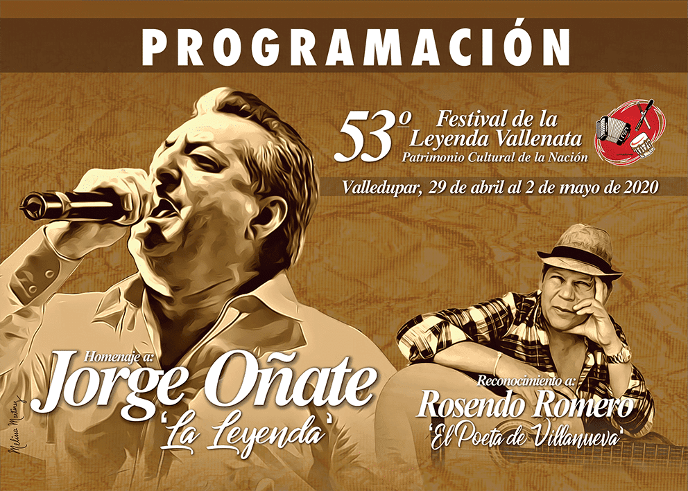 Programación del 53° Festival de la Leyenda Vallenata
