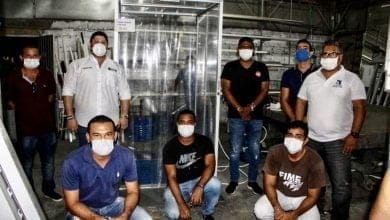 Cordobeses crearon cabina de desinfección contra Covid19