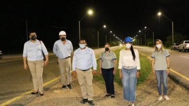 Así quedó el alumbrado del segundo anillo vial de Montería