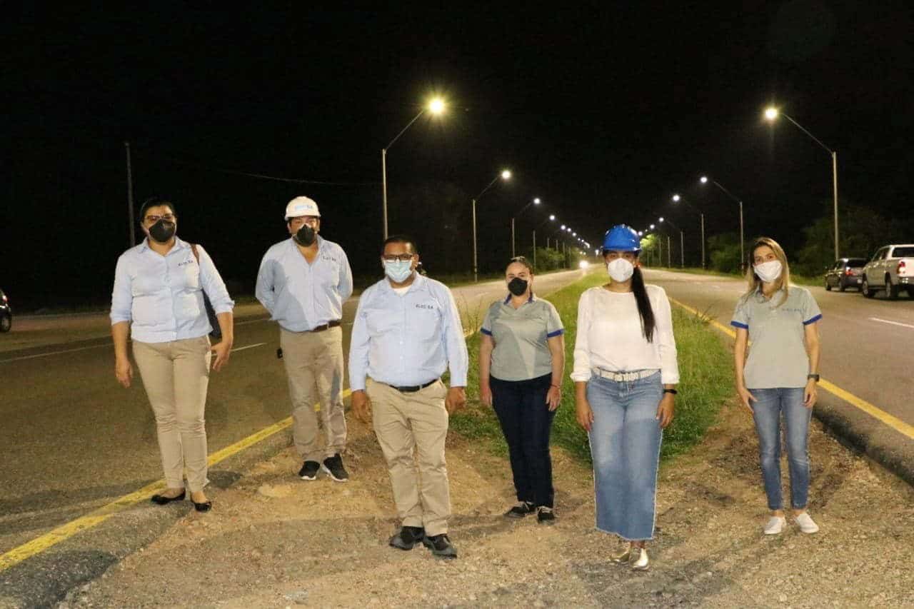 Así quedó el alumbrado del segundo anillo vial de Montería