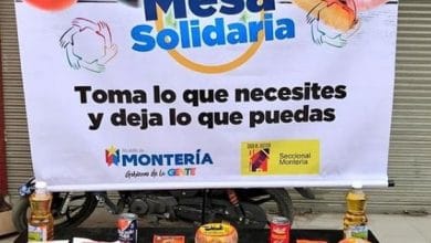 “Mesas Solidarias” en Montería para donar alimentos no perecederos