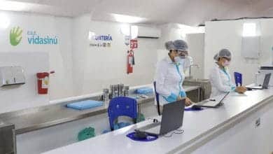 Así quedó el Hospital de campaña en el coliseo