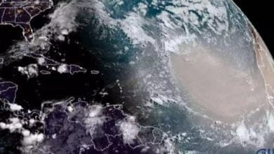 Densa Nube proveniente de África llegó a Colombia