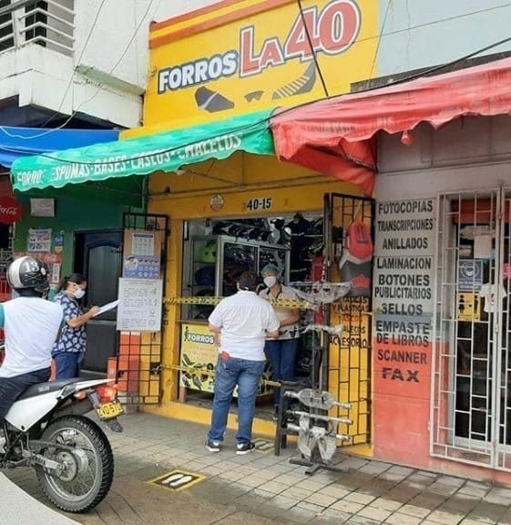 Estos son los 13 establecimientos cerrados en el Centro de Montería