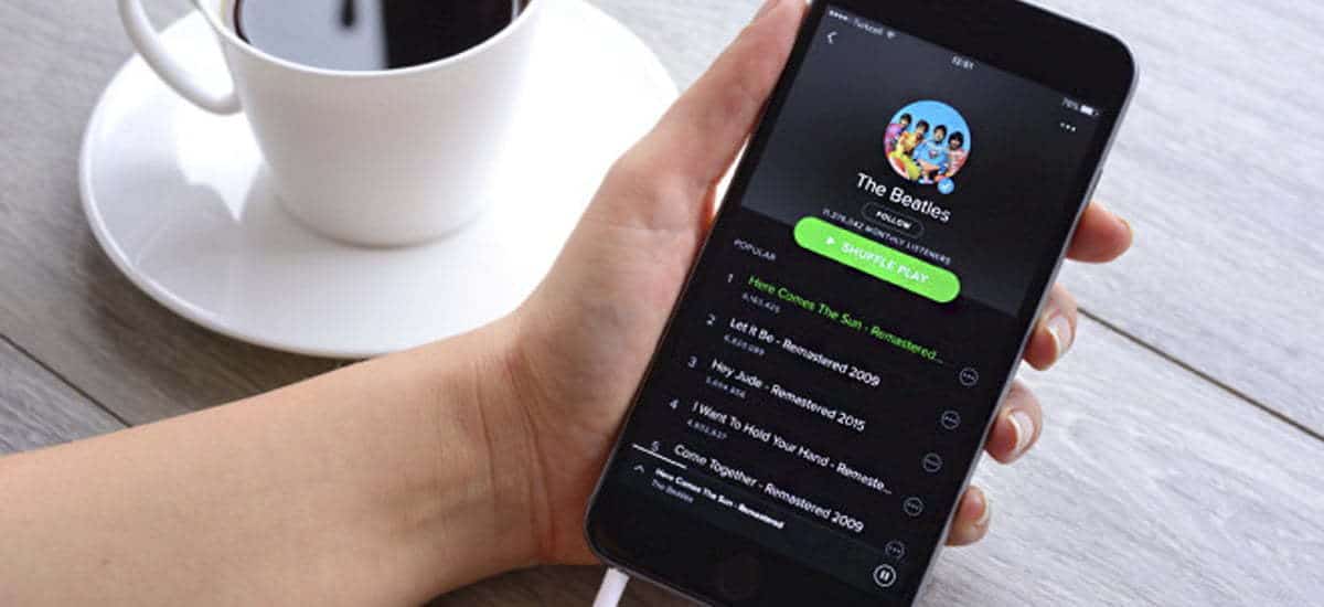 Opción gratuita de Spotify para usuarios sin suscripción