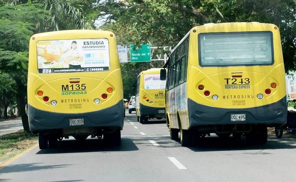 Empresas de transporte público en Montería retoman actividades