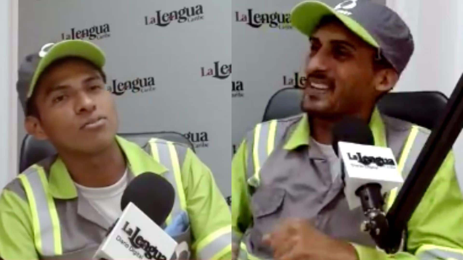 Manuel Navarro y Nel Rodríguez son los dos protagonistas del video que se ha hecho viral en Montería en las últimas horas. Sí, se trata de los trabajadores de Urbaser, quienes con su alegría contagiaron a la ciudad al ritmo de la champeta.