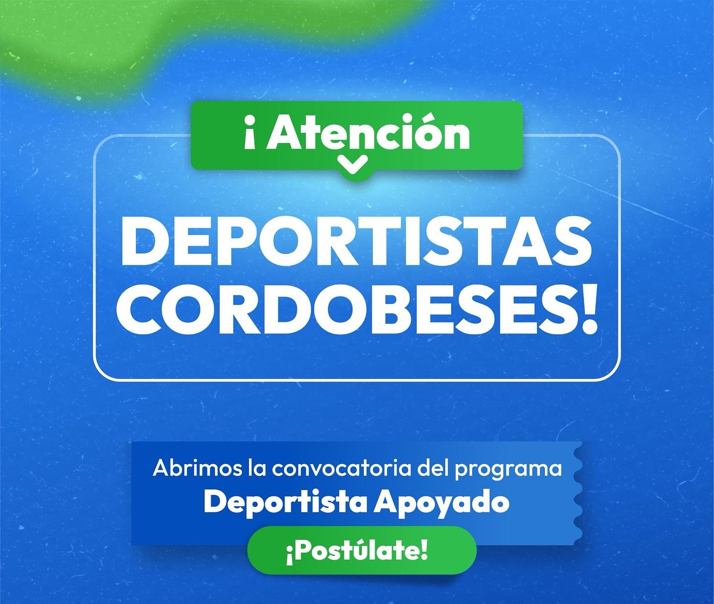 programa Deportista apoyado
