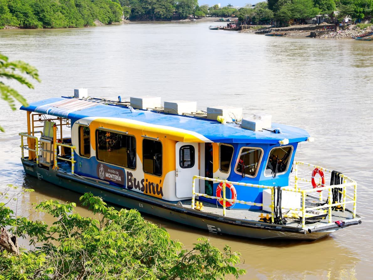 Llegaron las embarcaciones de Businú a Montería.