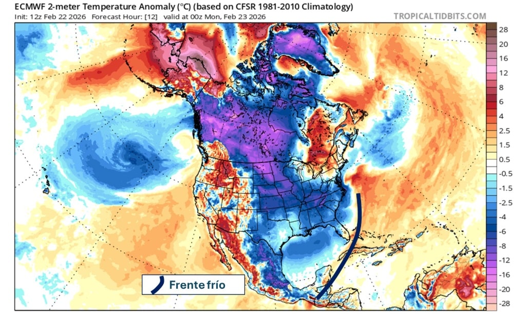Alerta por nuevo frente frío que podría generar lluvias en Córdoba