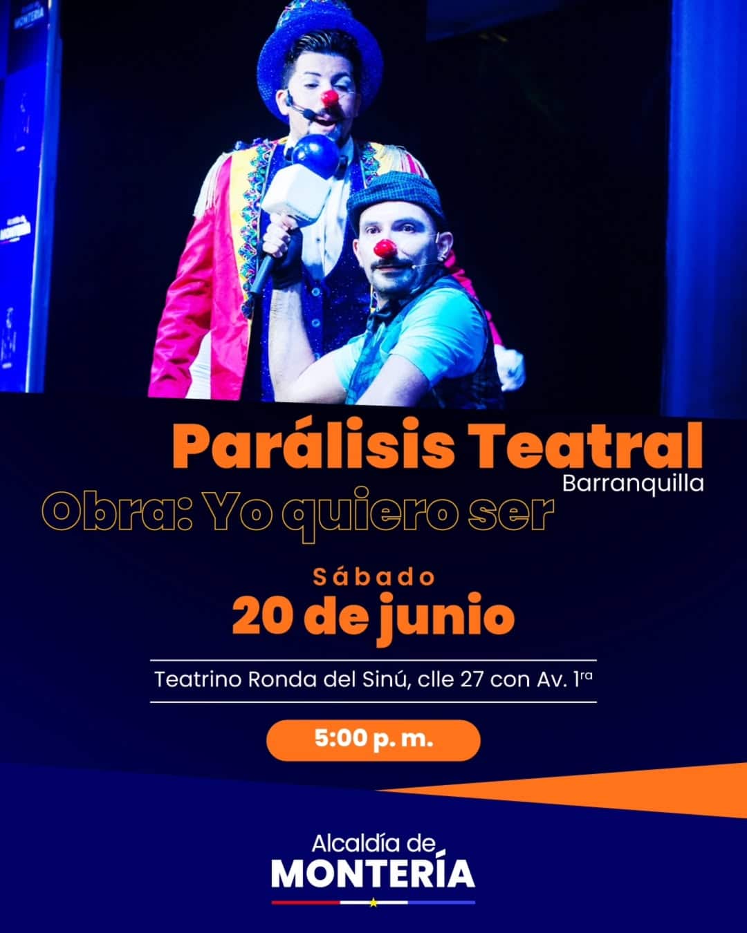 Programación Oficial del 6to Festival Montería Vive Teatro