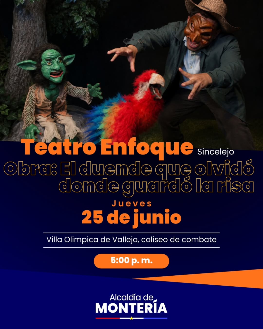 Programación Oficial del 6to Festival Montería Vive Teatro